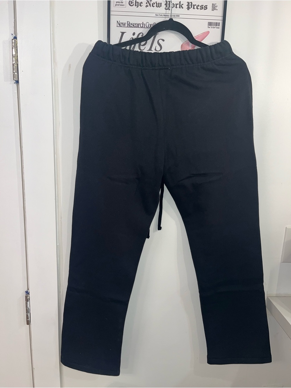 Fear of God Essentials Black Jogger Sweatpants - Picture 2 of 5